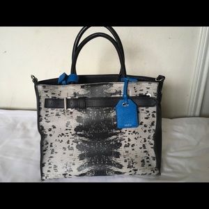 Reed Modern American Luxury Handbag Satchel black